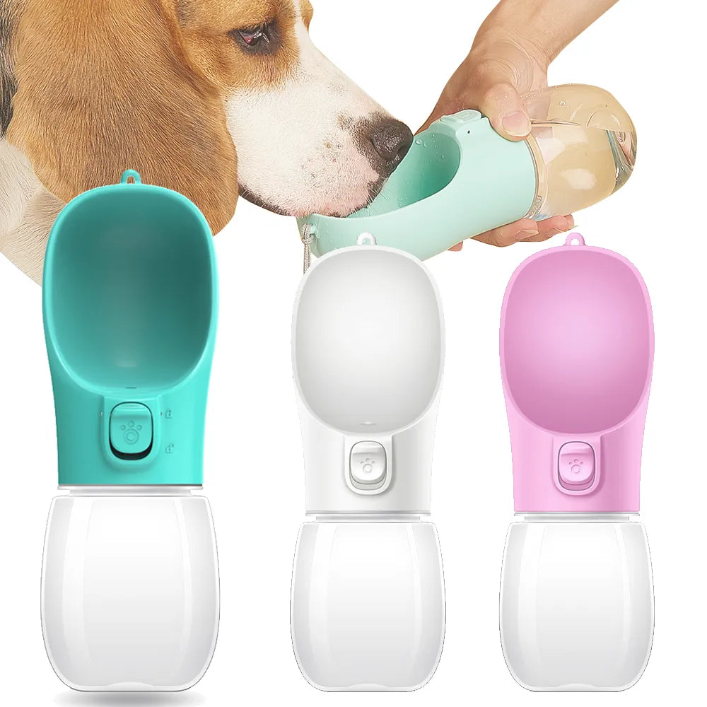 Portable Water Bottle For Dogs and Cat Outdoor Leakproof Walking Drinking Bowls