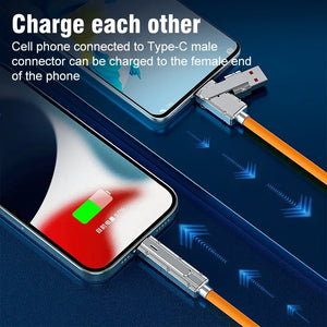 4-in-1 USB C Lightning Cable - 120W PD Fast Charging