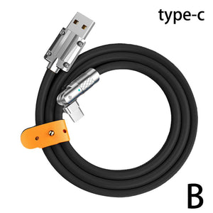 Rotatable 120W 6A Super Fast USB Charge Cable